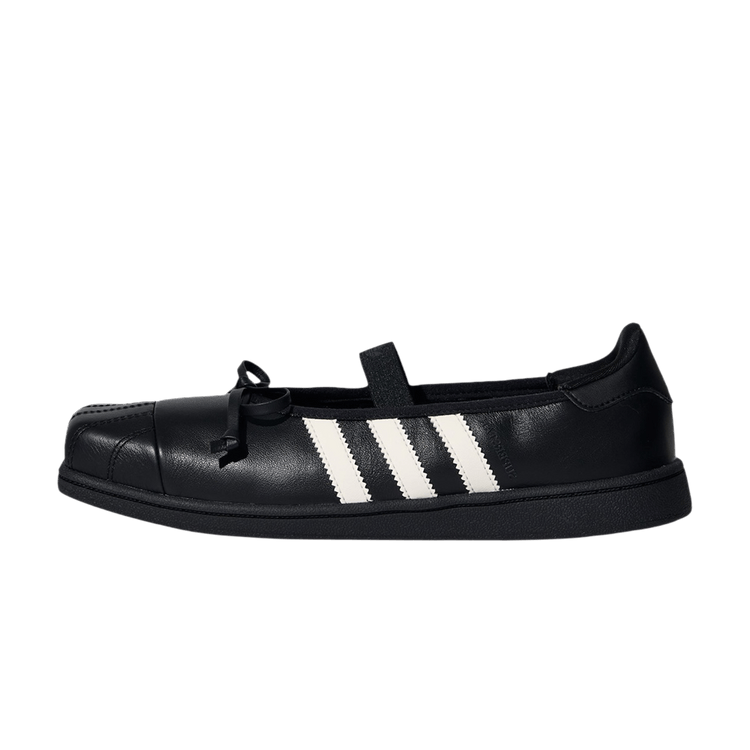 adidas Superstar Square Toe Ballet JENNIE Black Offf White