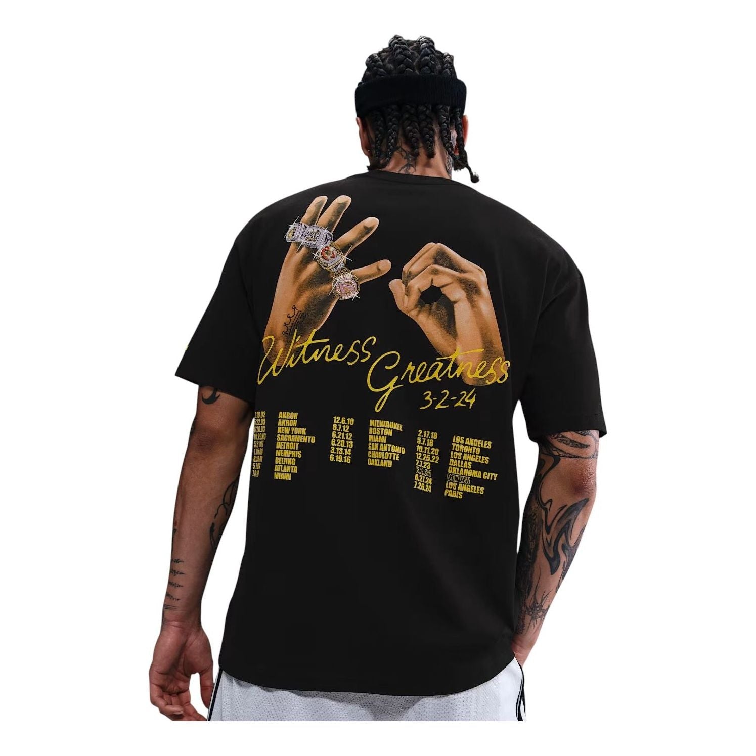 Nike LeBron James Uncharted Max90 Basketball T-shirt Black