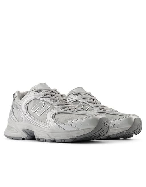 New Balance 530 Silver Metallic Raincloud Polka Dots