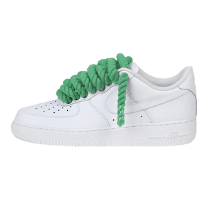 Nike Air Force 1 Low Rope Laces Green Custom