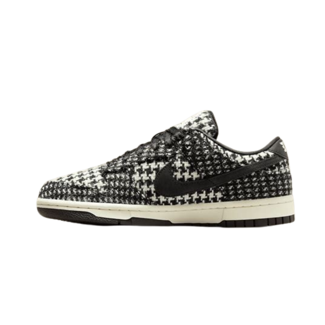Nike Dunk Low Harris Tweed White Black Multi