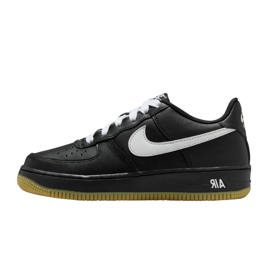 Nike Air Force 1 Low LV8 Black Gum Light Brown White (GS)