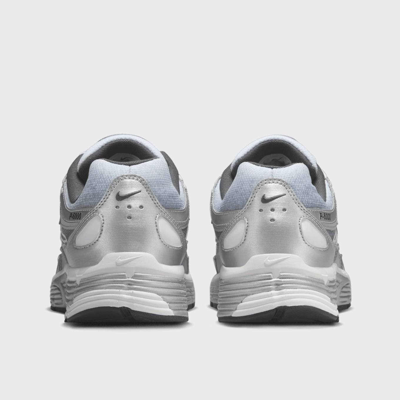 Nike P-6000 Metallic Silver Summit White-Wolf Grey