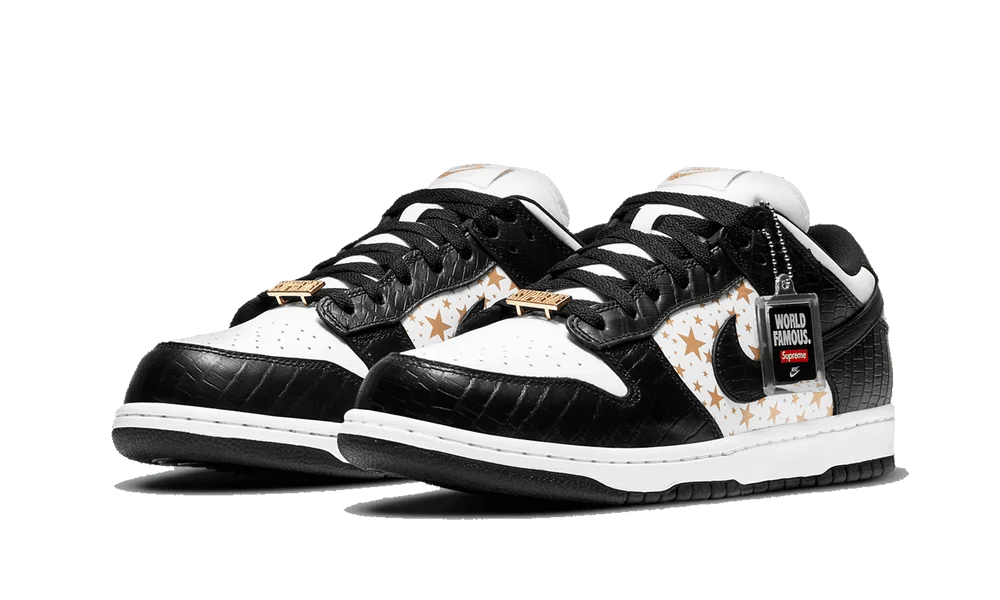 Nike SB Dunk Low Supreme Stars Black