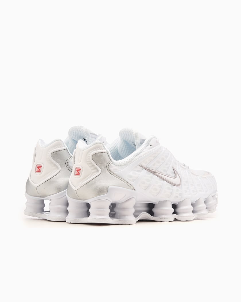 Nike Shox TL White Metallic Silver Max Orange