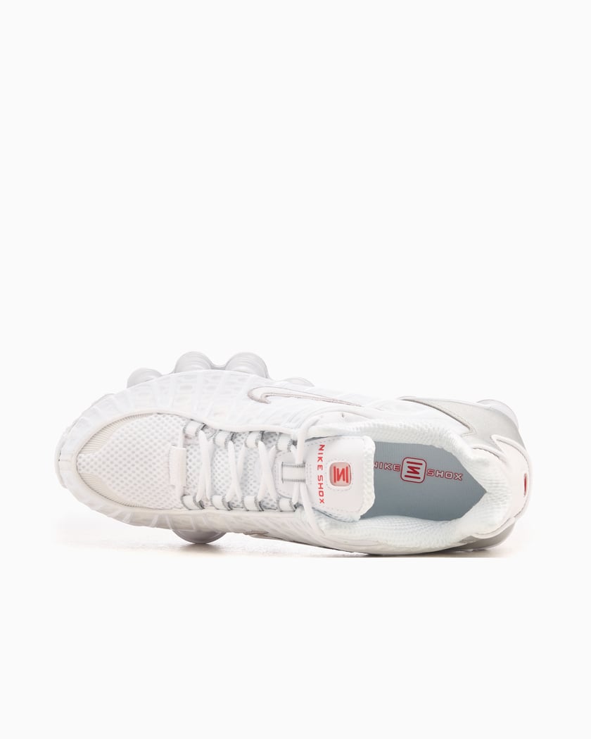 Nike Shox TL White Metallic Silver Max Orange