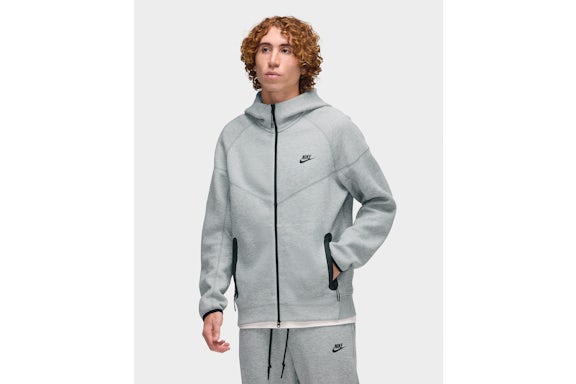 Nike Sportswear Tech Fleece Windrunner Full-Zip Hoodie Dark Grey Heather/Black
