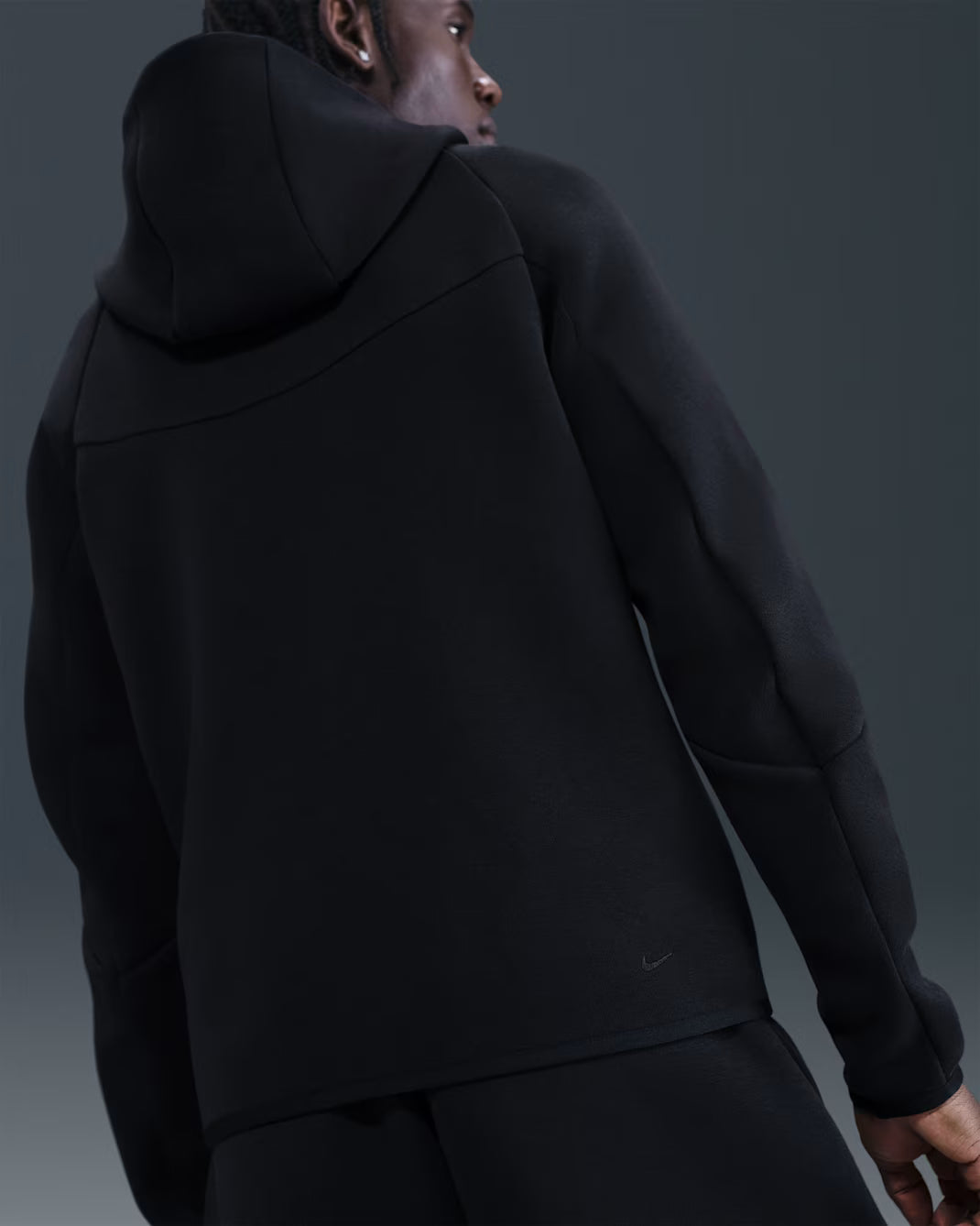 Nike Sportswear Tech Fleece Windrunner Full Zip Hoodie (FW24) Black/Black