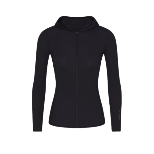 Nike x SKIMS Women's Weightless Layers Zip Up Hoodie Obsidian