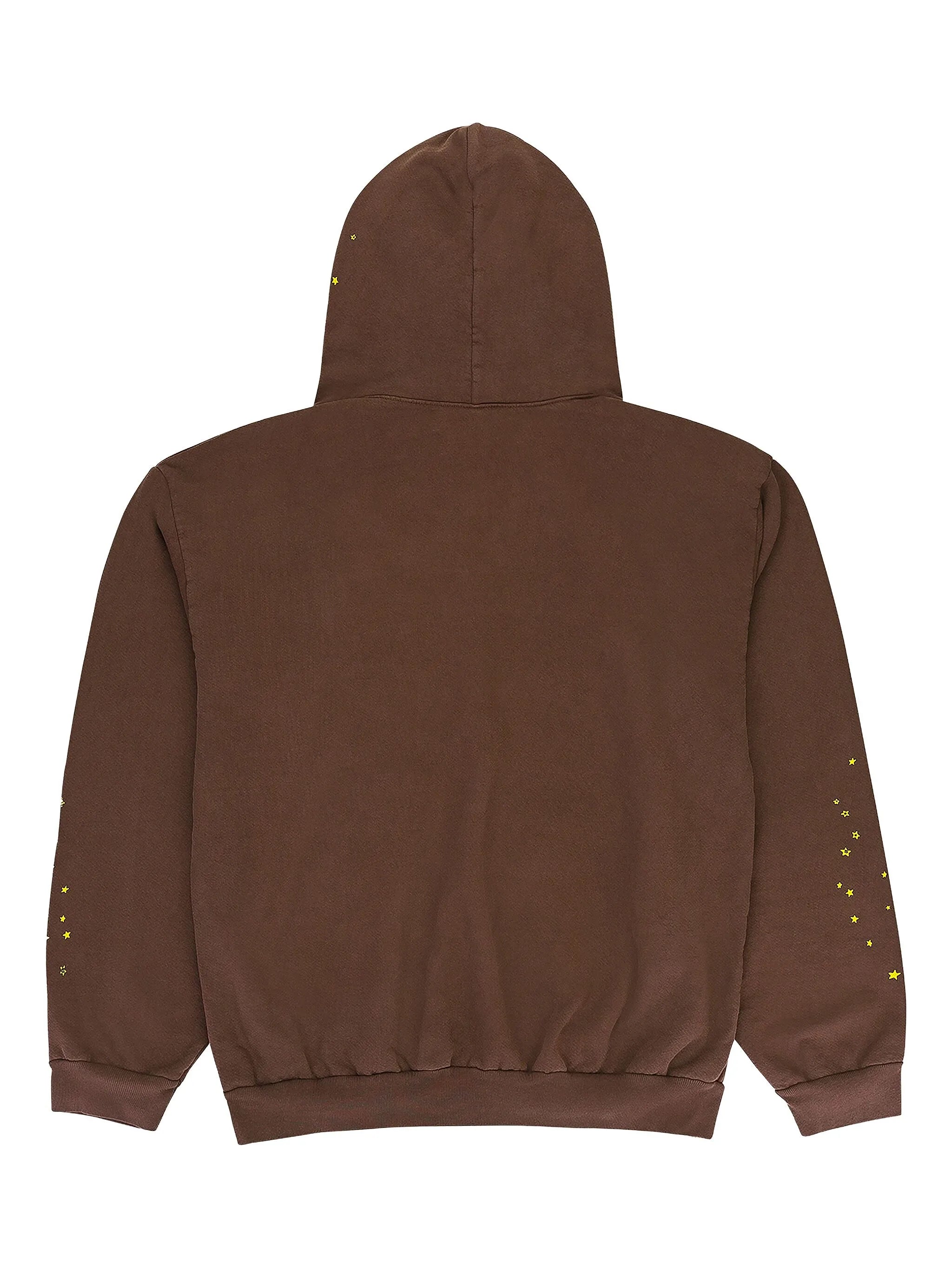 Sp5der Web Hoodie Brown