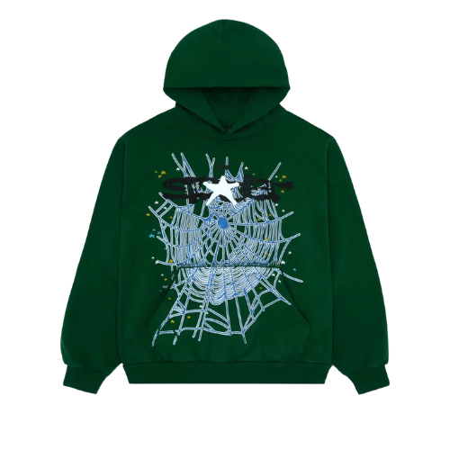 Sp5der Web Hoodie Hunter Green