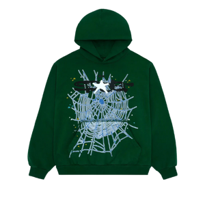 Sp5der Web Hoodie Hunter Green