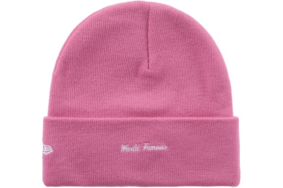 Supreme New Era Box Logo Beanie (FW25) Magenta