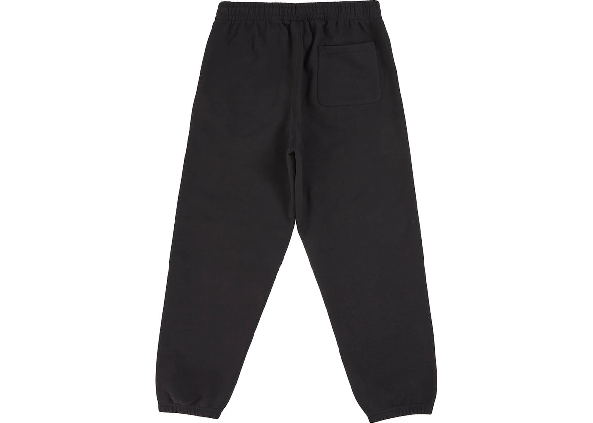 Supreme Satin Applique Sweatpant (SS26) Black
