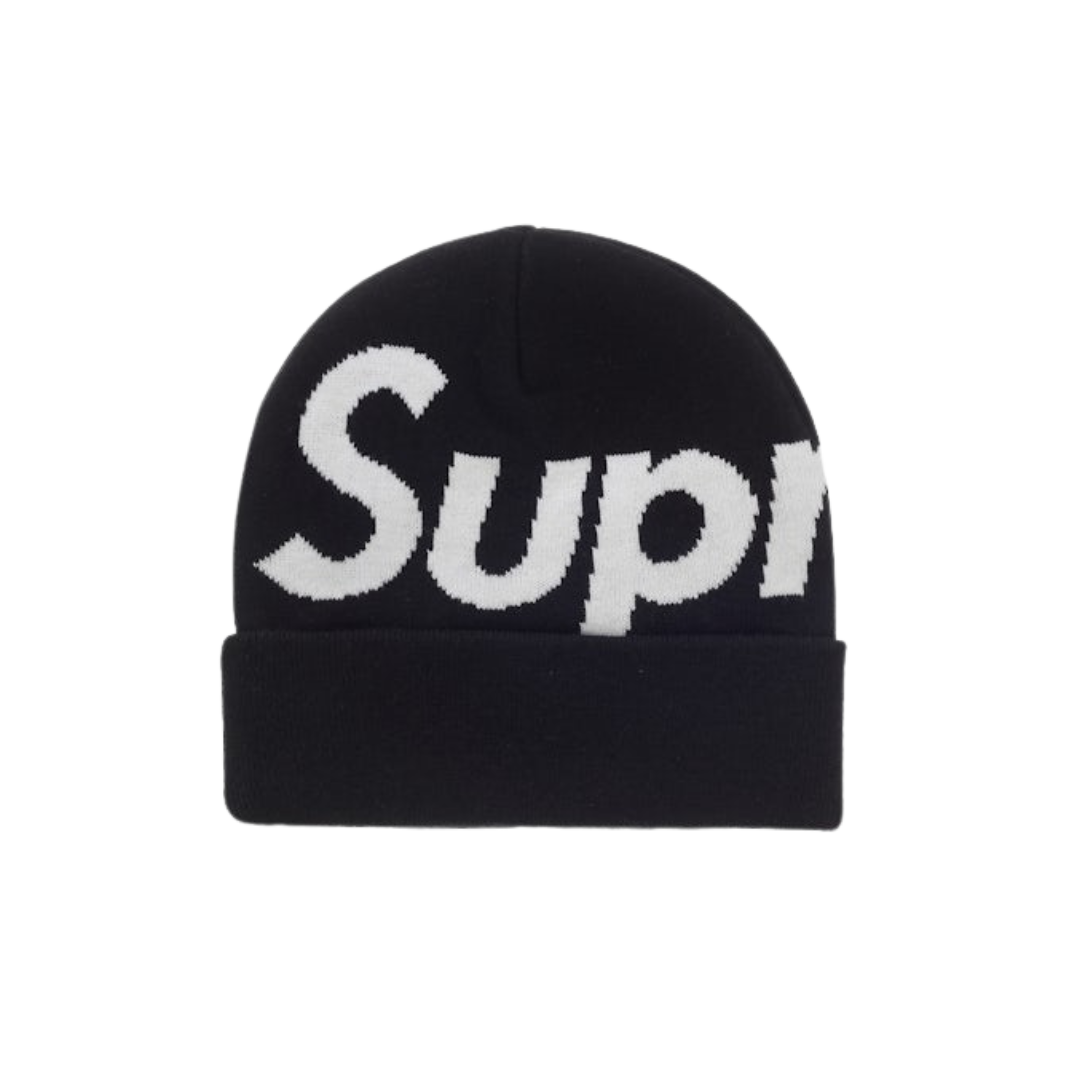Supreme Big Logo Beanie (FW25) Black