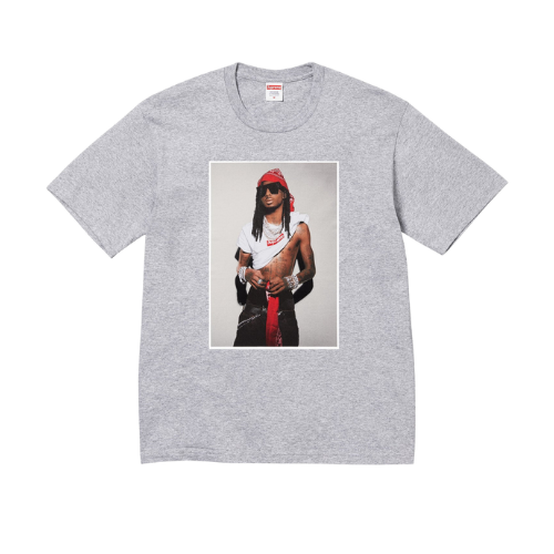 Supreme Playboi Carti Tee Heather Grey