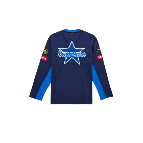 Supreme Vanson Leathers L/S Top Navy