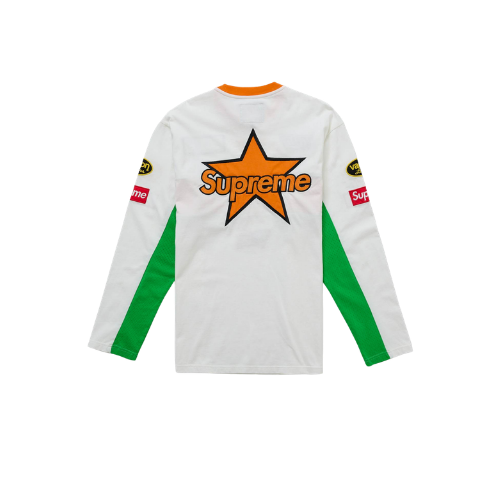 Supreme Vanson Leathers L/S Top White