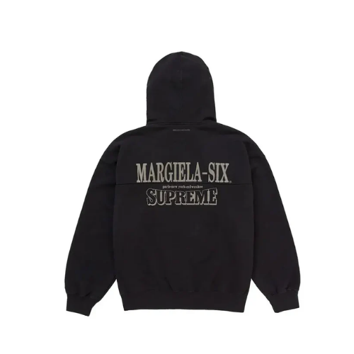 Supreme MM6 Maison Margiela Eagle Zip Up Hooded Sweatshirt
Black