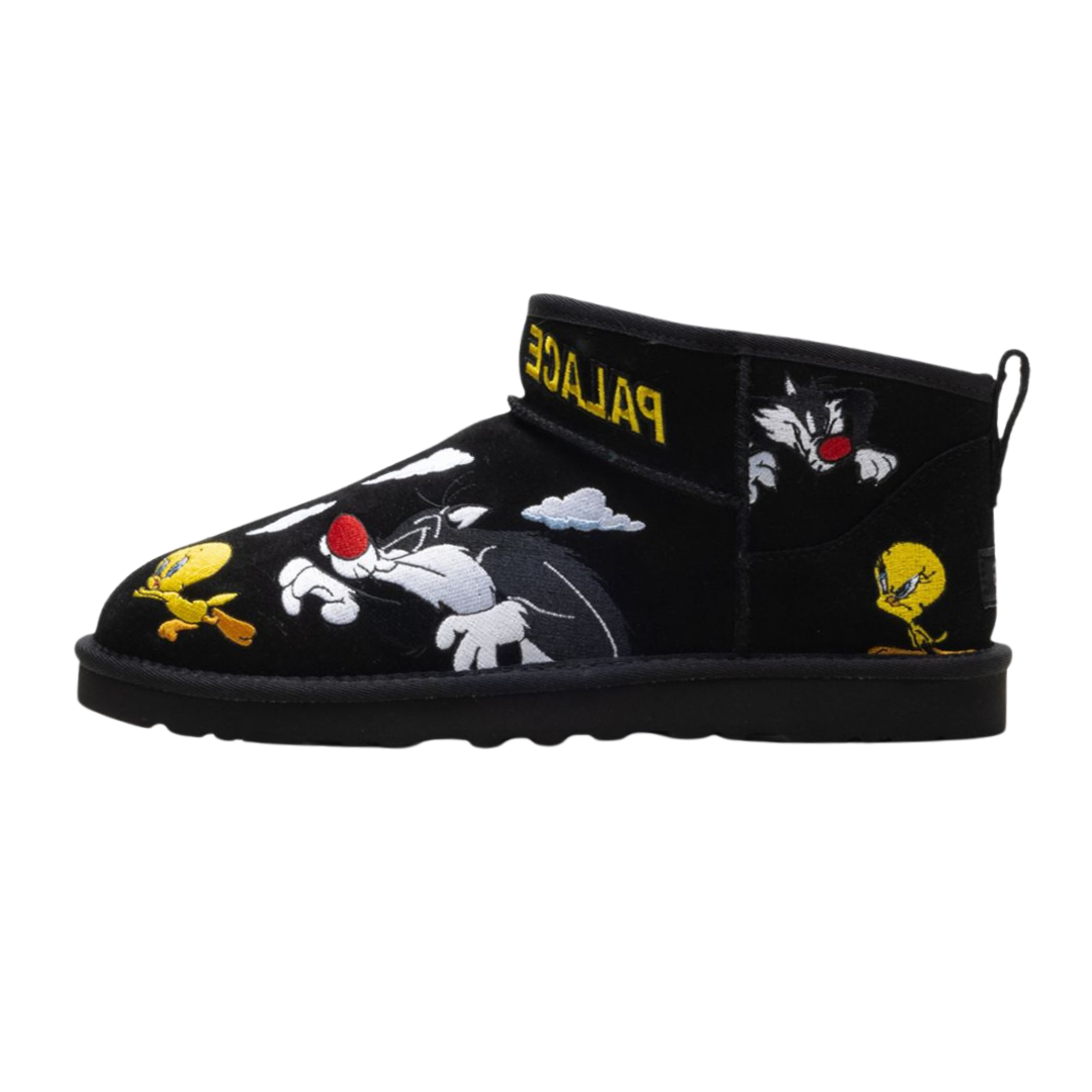UGG Classic Ultra Mini Boot Palace x Looney Tunes Black