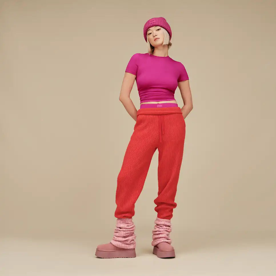 UGG Classic Mini Dipper Legwarmer Boot Pink Dawn