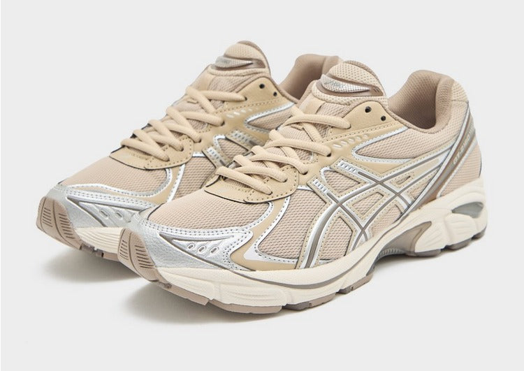ASICS Gel-1130 Smoke Grey Honey Beige on feet