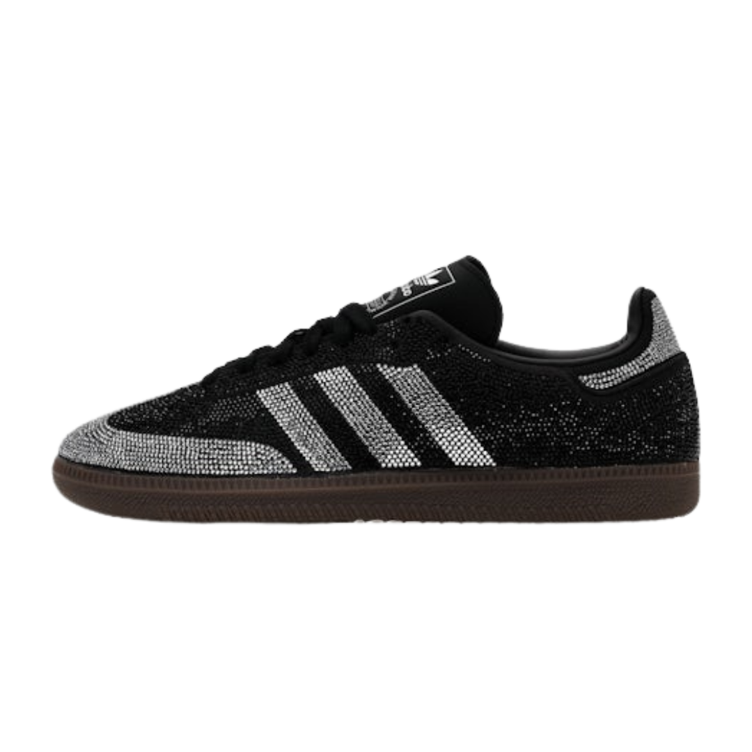 adidas Samba OG Rhinestone Schwarz Silber (IH9052)