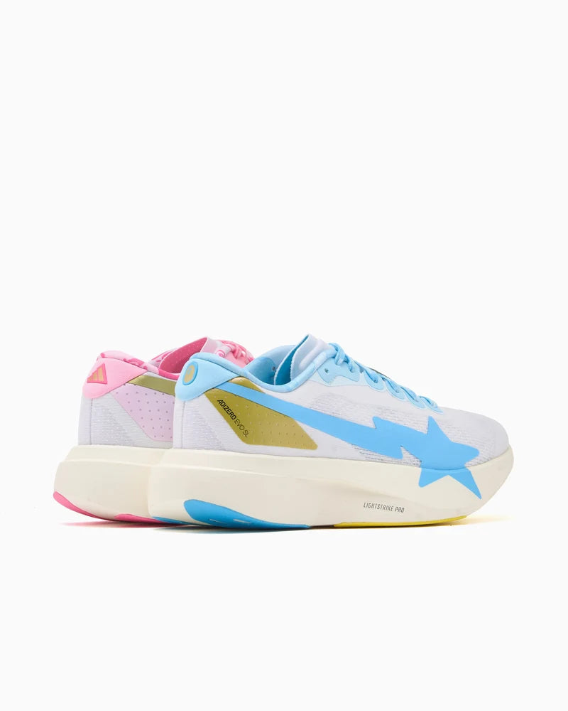 adidas Adizero Evo SL Bape Blue Pink Gold