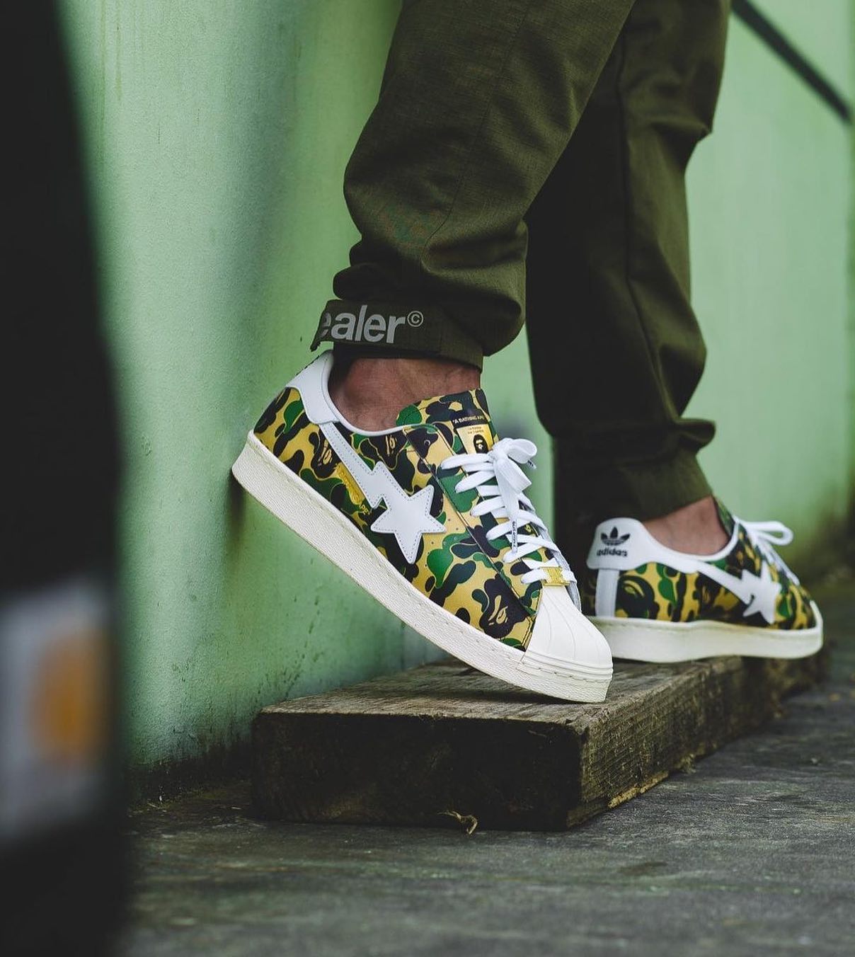 adidas Superstar Bape ABC Camo Green