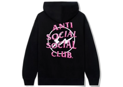 Anti Social Social Club x Fragment Precious Petals Hoodie (FW22) Black Pink