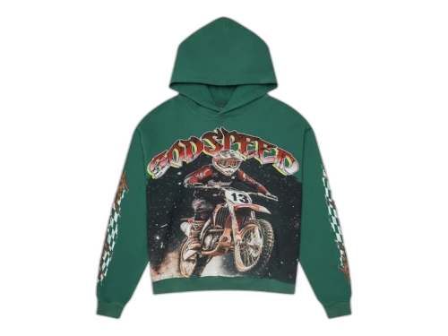 Godspeed Motocross Hoodie Green