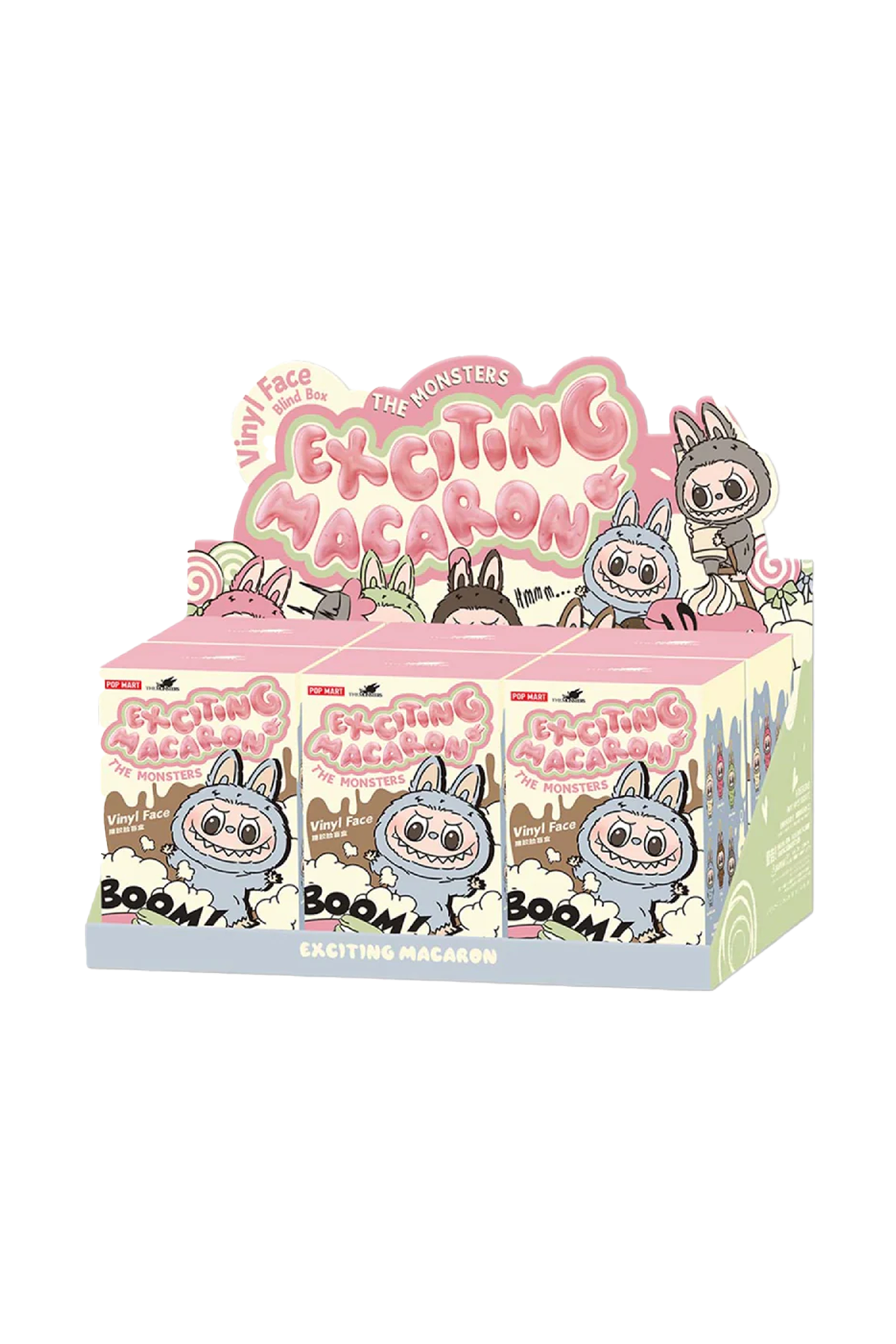 Pop Mart Labubu The Monsters Tasty Macarons Vinyl Face Blind Box