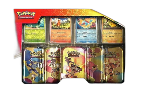 Pokémon Scarlet & Violet 151 Costco 5 Mini Tin Bundle (Tin Art Mary Vary)
