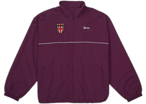 Supreme Cross Track Jacket Plum