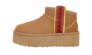 UGG Classic Ultra Mini Braid Boot Chestnut