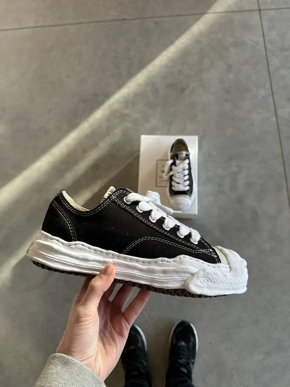 Yasuhiro Hank OG Sole Canvas Low Black