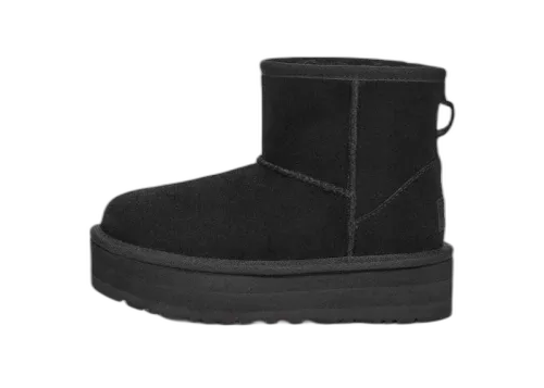 UGG Classic Mini Platform Boot Black (Kids)