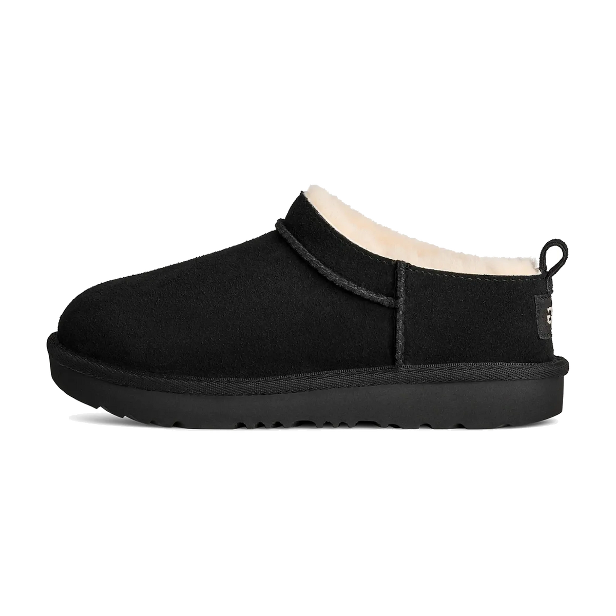 UGG Classic Micro Slipper Black (Kids) (1174410K-BLK) - SneakerAsk