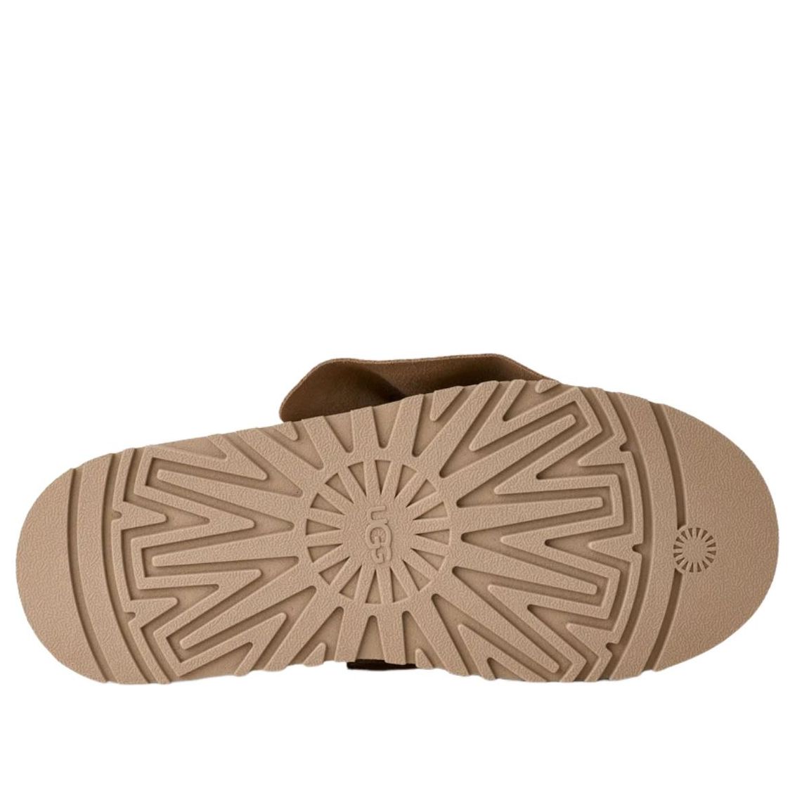 UGG Platform Slip-On Bow Slipper Sand
