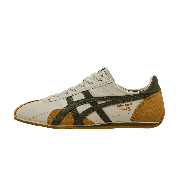 Onitsuka Tiger Runspark Beige Olive Green Mustard Yellow