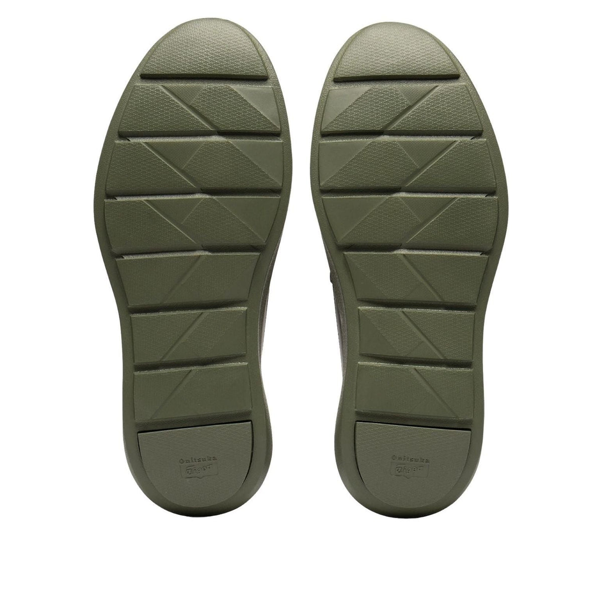 Onitsuka Tiger Wigurve Bronze Green, zoolprofiel met diagonale groefpatroon