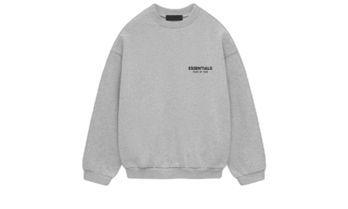 Fear of God Essentials Fleece Crewneck Light Heather Gray