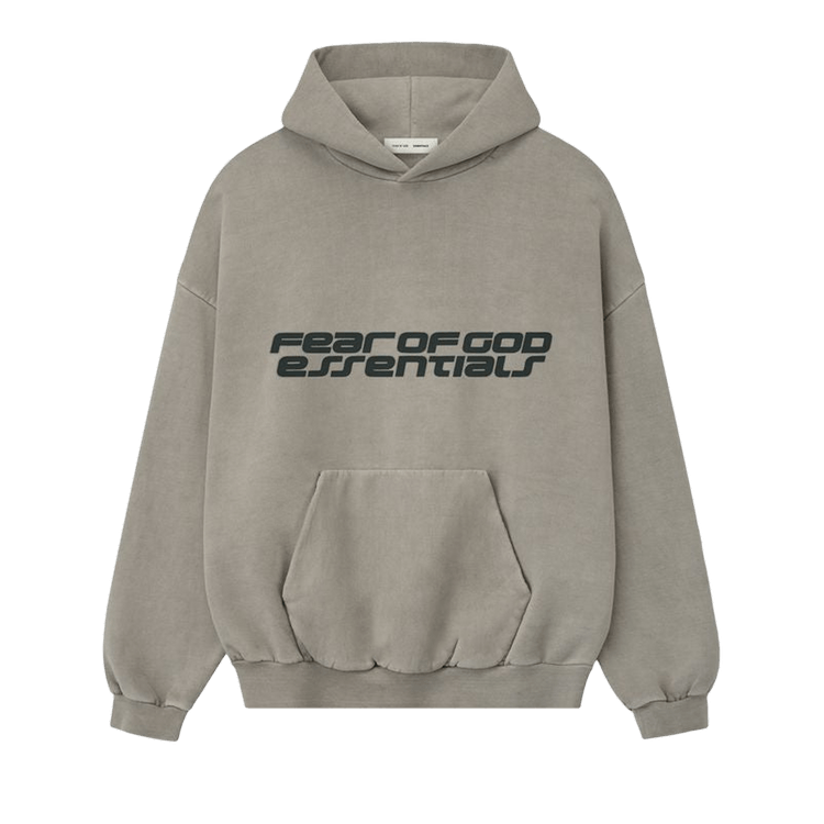 Fear of God Essentials Heavy Fleece 90s Hoodie 'Smoke Grey'