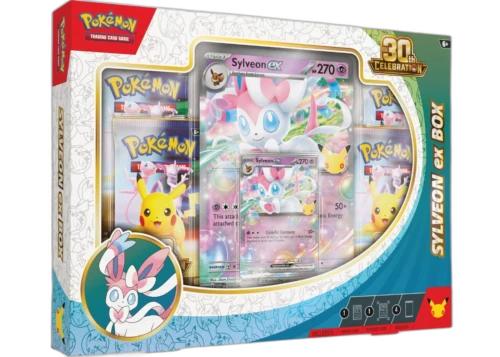 2026 Pokémon Mega Evolution 30th Celebration Sylveon ex Box