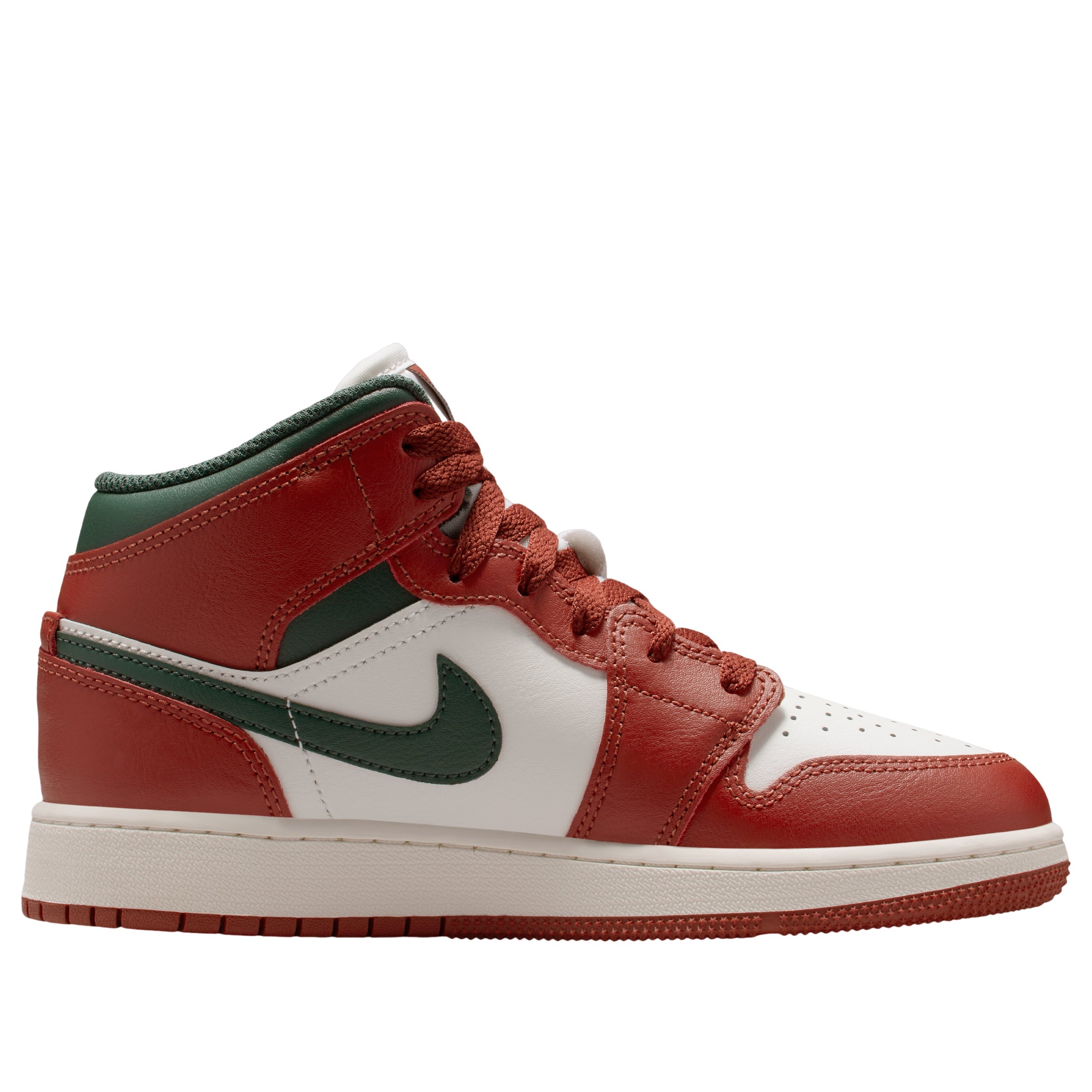 Jordan 1 Mid Redstone Midnight Green (GS)