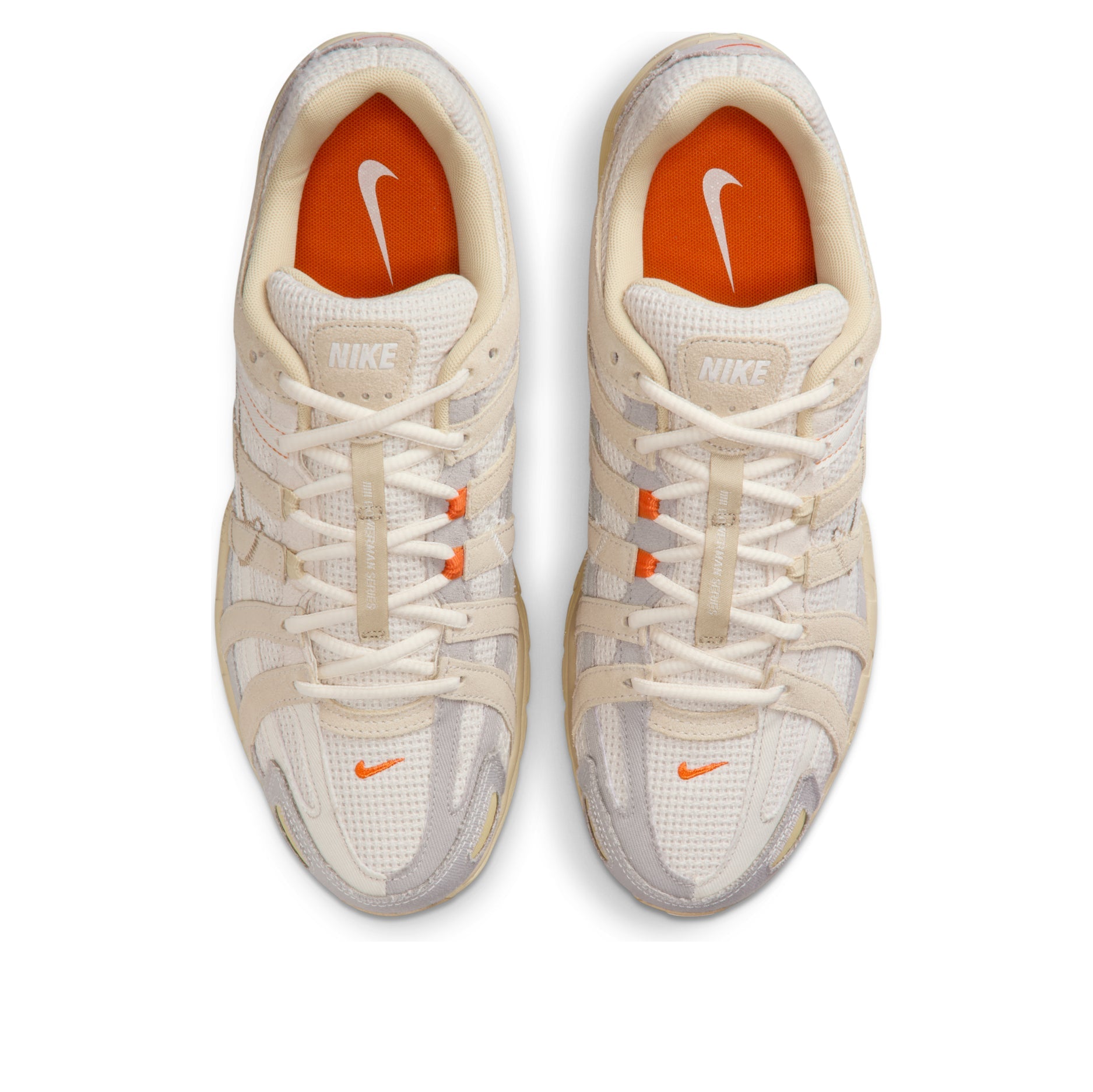 Nike P-6000 College Grey Khaki Safety Orange