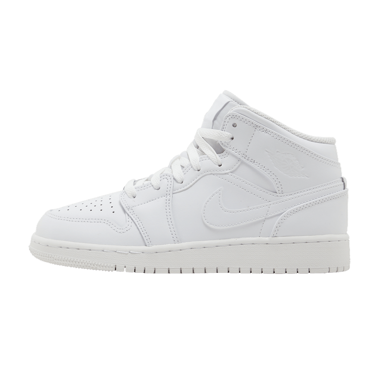 Jordan 1 Mid Triple White (2023) (GS)