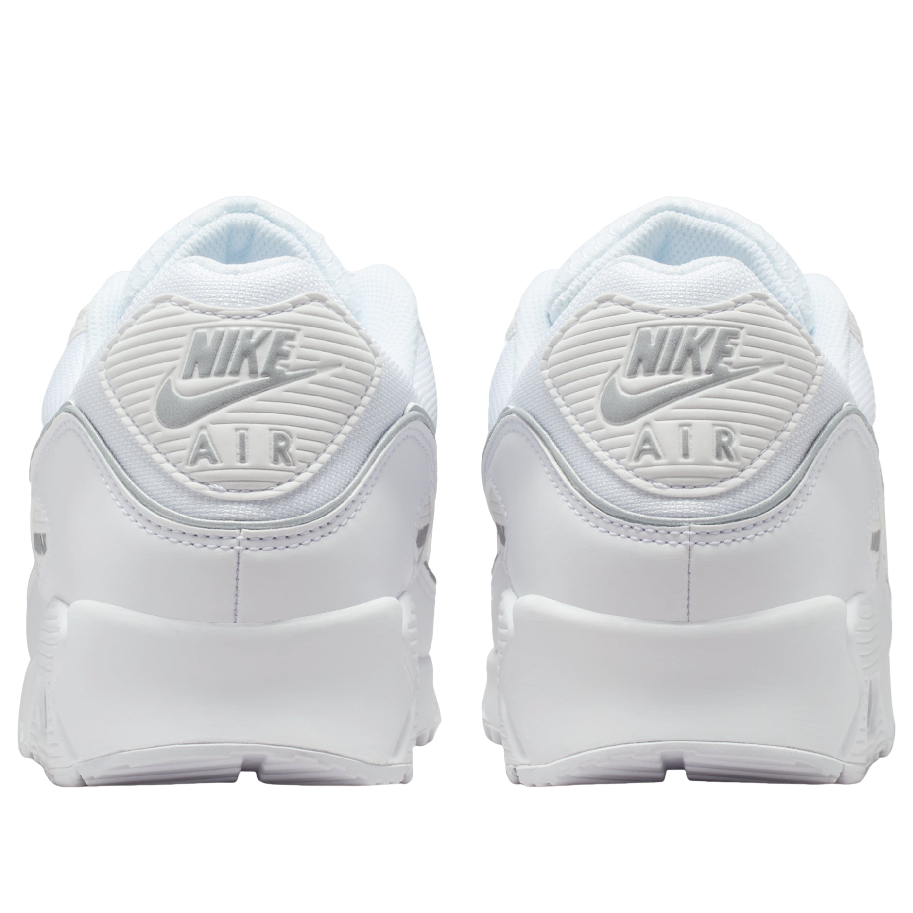 Nike Air Max 90 Premium White Metallic Silver Reflective