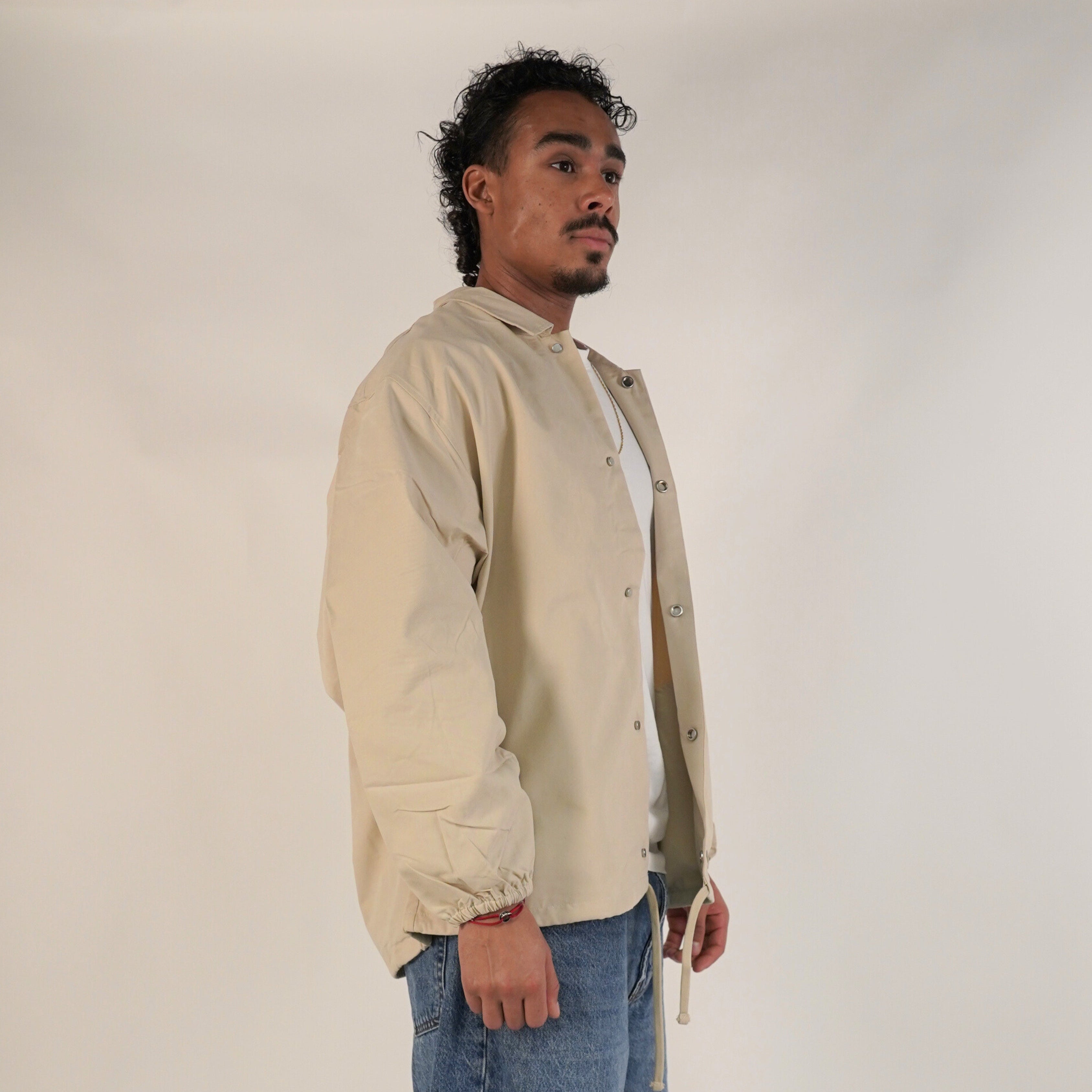 Fear of God Essentials FW20 Coach Jacket 1977 Wheat