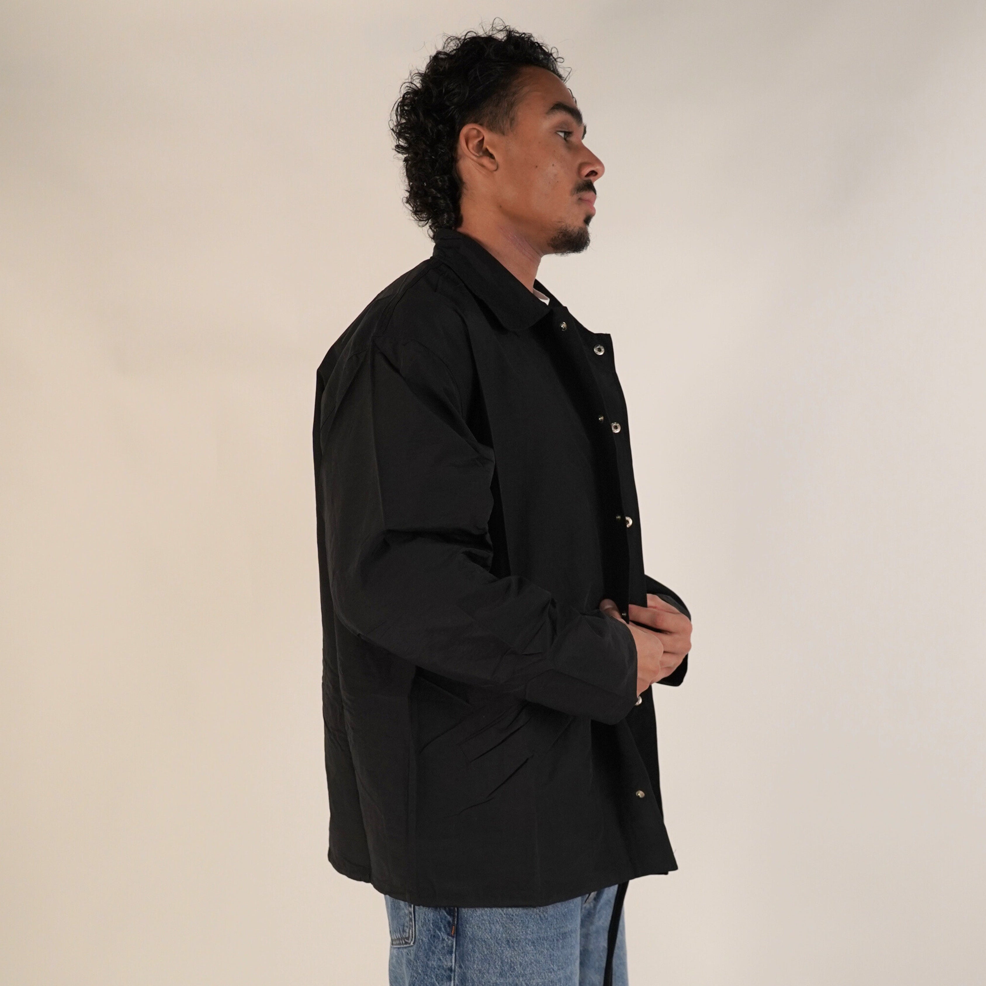 Fear of God Essentials FW20 Coach Jacket Black